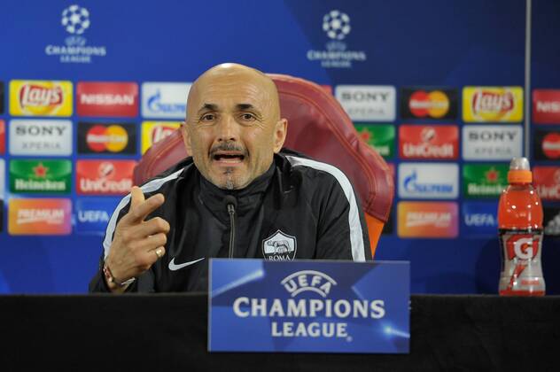 Fußball, Champions League, AS Rom PK IPP20160216 Football - soccer: UEFA Champions League, AS Rom - Real madrid, Luciano Spalletti (Hinweis: Verwendung nur in Deutschland - only Germany) xHOCHxZWEIx xItalyxPhotoxPressx