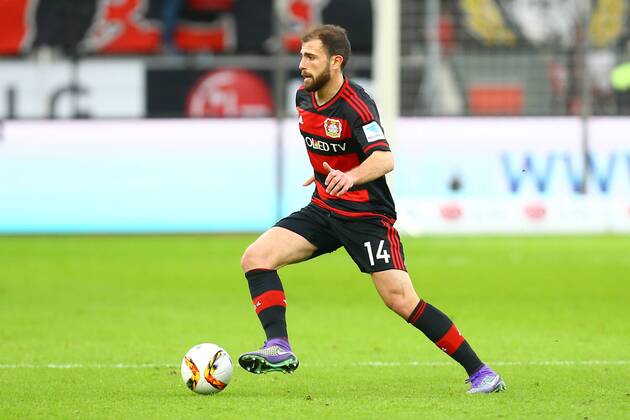 Leverkusen Admir Mehmedi ( 14, Bayer 04 Leverkusen), Bayer 04 Leverkusen vs. Borussia Dortmund, Fussball, 1. Bundesliga, 21.02.2016, Copyright: Deutzmannx xEibner-Pressefoto EP_cdn