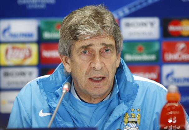 Feb. 23, 2016 - Kiev, Ukraine - Manchester City s manager Manuel Pellegrini during a press conference PK Pressekonferenz at Olimpiyskiy stadium,in Kiev,Ukraine,23 February,2016. Manchester City will face Dynamo Kyiv in the UEFA Champions League round of 16 football match,on 24 February,2016. FC Manchester City Press Conference and Training Session  - ZUMAn230