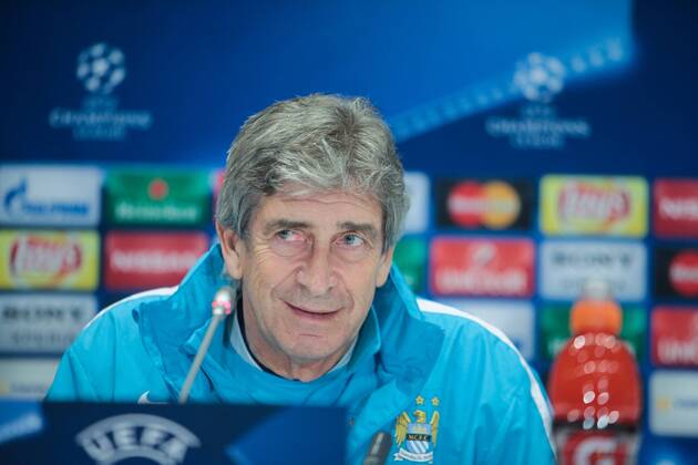 Feb. 23, 2016 - Kiev, Ukraine - The head coach of FC Manchester City (England) Manuel Pellegrini during a press conference PK Pressekonferenz before the match 1 8 finals of the Champions League between FC Dynamo (Kiev, Ukraine) and FC Manchester City (Manchester, England) in Kiev. The open training of FC Manchester City - ZUMAp133