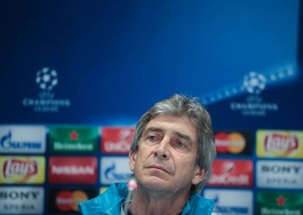 Feb. 23, 2016 - Kiev, Ukraine - The coach of FC Manchester City (England) Manuel Pellegrini during a press conference PK Pressekonferenz before the match 1 8 finals of the Champions League between FC Dynamo (Kiev, Ukraine) and FC Manchester City (Manchester, England) in Kiev. The open training of FC Manchester City - ZUMAp133
