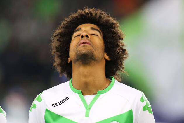 Dante (VfL Wolfsburg) - Champions League Achtelfinale Saison 2015-2016 VfL Wolfsburg vs. KAA Gent in der Volkswagen Arena in Wolfsburg - Porträt, Portrait,Deutschland, Fussball, Mann,Männer,08.03.2016
