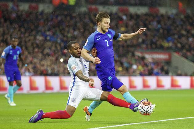 (L-R) Danny Rose of England, Joel Veltman of Holland Maurice van Steen London England v Netherlands xVIxxIVx 5232704