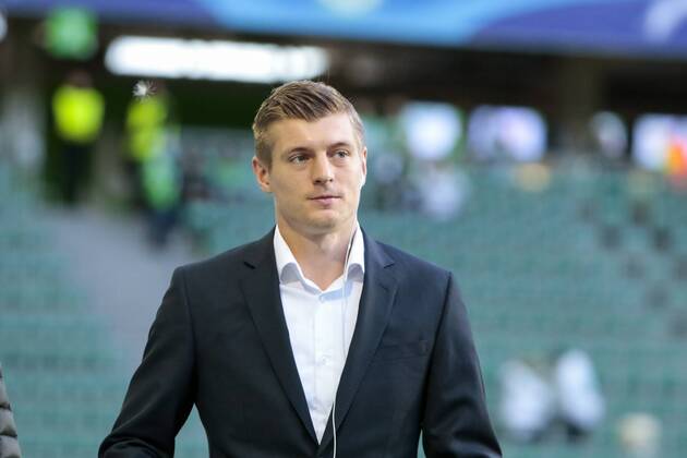 Fußball, UEFA Champions League, VfL Wolfsburg - Real Madrid CF; Toni Kroos Portrait, Porträt, Einzelbild. xtgx
