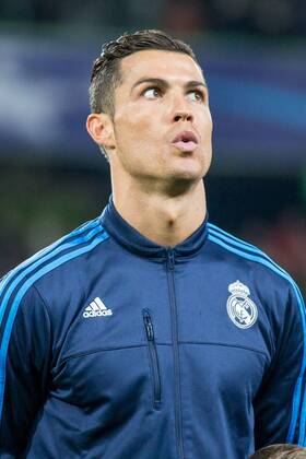 Wolfsburg Cristiano Ronaldo (Real Madrid CF 7) beim Champions League Viertelfinal Hinspiel zwischen dem VfL Wolfsburg und Real Madrid am 06.04.2016, Copyright: Schuelerx xEibnerx-xPressefoto EP_JSE