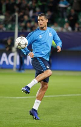 Wolfsburg VfL vs Real Madrid, CL Wolfsburg, Deutschland. 06.04.2016, FUßBALL - VfL Wolfsburg vs Real Madrid C.F., Champions League, Viertelfinale, Saison 2015-2016, Volkswagen Arena. Bild zeigt: Cristiano Ronaldo (Real Madrid)