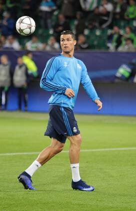 Wolfsburg VfL vs Real Madrid, CL Wolfsburg, Deutschland. 06.04.2016, FUßBALL - VfL Wolfsburg vs Real Madrid C.F., Champions League, Viertelfinale, Saison 2015-2016, Volkswagen Arena. Bild zeigt: Cristiano Ronaldo (Real Madrid)