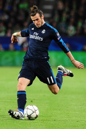 Fussball Champions League Viertelfinale VfL Wolfsburg - Real Madrid am 06.04.2016 in der Volkswagen Arena in Wolfsburg Gareth Bale ( Madrid ) xPBJPGx