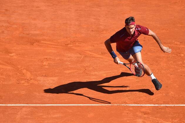 Roger Federer (Sui) TENNIS : Tournoi de Monte Carlo 2016 - 12 04 2016 TennisMagazine Panoramic