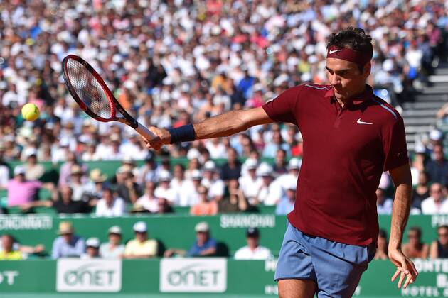 Roger Federer (Sui) TENNIS : Tournoi de Monte Carlo 2016 - 12 04 2016 TennisMagazine Panoramic