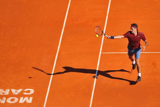 Roger Federer (Sui) TENNIS : Tournoi de Monte Carlo 2016 - 12 04 2016 TennisMagazine Panoramic