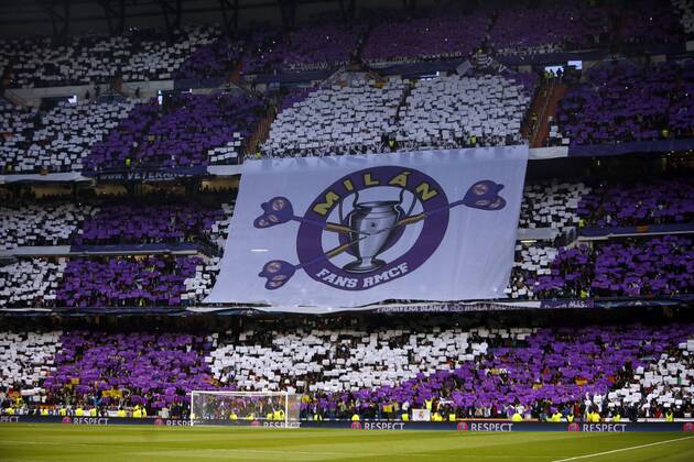 Partido de futbol entre el Real Madrid y Wolfsburgo de la Champions League 2015 2016, celebrado en el estadio Santiago Bernabeu, en Madrid 12 04 2016. Soccer match between Real Madrid and Wolfsburgo of the 2015 2016 Champions League, held at the Santiago Bernabeu stadium, in Madrid, April 12, 2016. Photo by J. Luis Cuesta 261 Cordon Press. xJosexLuisxCuestax xx