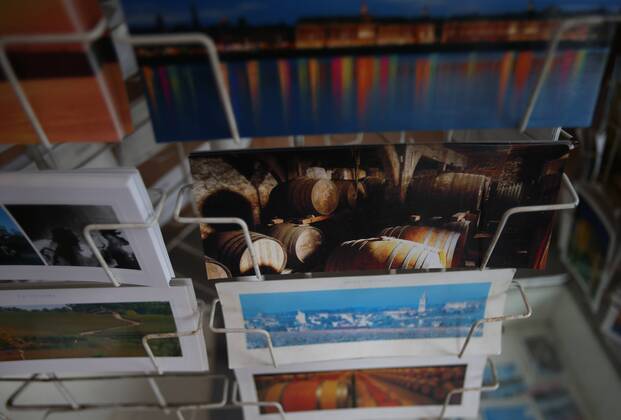 SOCCER - UEFA EURO EM Europameisterschaft Fussball 2016, preview BORDEAUX,FRANCE,12.APR.16 - SOCCER - UEFA European Championship EM Europameisterschaft 2016 in France, preview. Image shows postcards. GEPAxpictures xAndreasxPranter