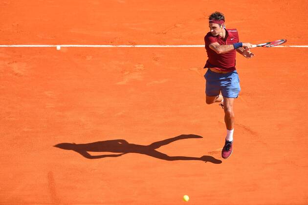 Roger Federer (Sui) TENNIS : Tournoi de Monte Carlo 2016 - 15 04 2016 TennisMagazine Panoramic