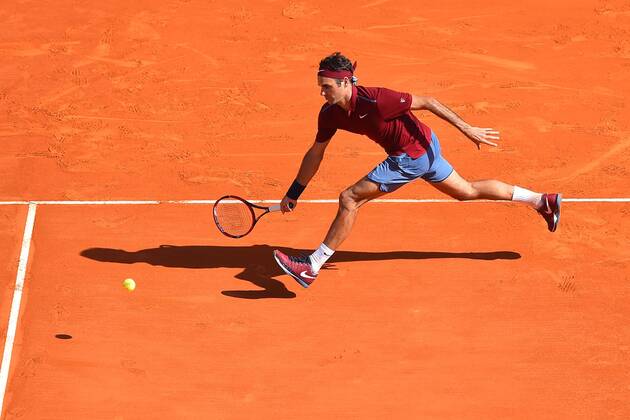 Roger Federer (Sui) TENNIS : Tournoi de Monte Carlo 2016 - 15 04 2016 TennisMagazine Panoramic
