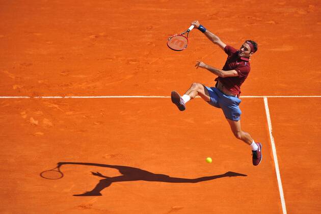 Roger Federer (Sui) TENNIS : Tournoi de Monte Carlo 2016 - 15 04 2016 TennisMagazine Panoramic