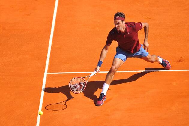 Roger Federer (Sui) TENNIS : Tournoi de Monte Carlo 2016 - 15 04 2016 TennisMagazine Panoramic