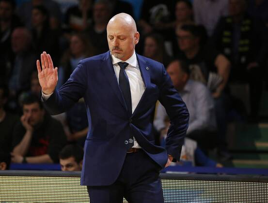 Bayreuth Trainer Sasa Obradovic - Alba Berlin; Copyright: Foersterx xEibner-Pressefoto EP_mah