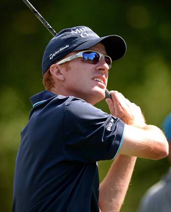 May 5, 2016 - Charlotte, NC, USA - Roberto Castro watches his drive from the fourth tee box during second round action of the Wells Fargo Championship at Quail Hollow Club on Friday, May 6, 2016 in Charlotte, N.C. Wells Fargo Championship - ZUMAm67_