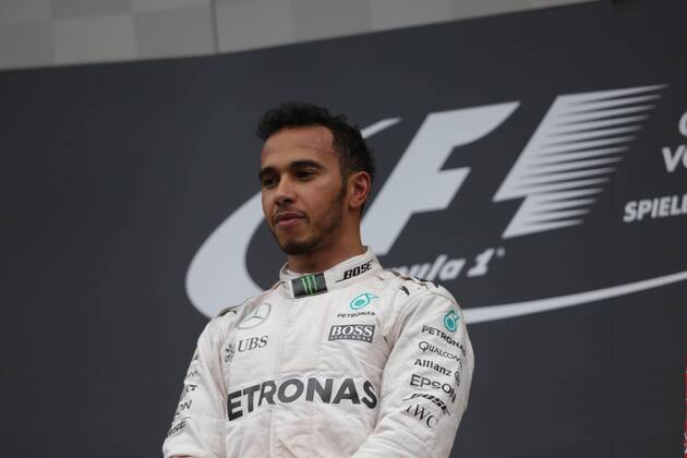 Austrian Grand Prix, Red Bull Ring 30 June - 3 July 2016 03.07.2016 - Podium, winner: Lewis Hamilton (GBR) Mercedes AMG F1 W07