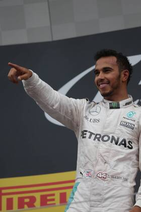 Austrian Grand Prix, Red Bull Ring 30 June - 3 July 2016 03.07.2016 - Podium, winner: Lewis Hamilton (GBR) Mercedes AMG F1 W07