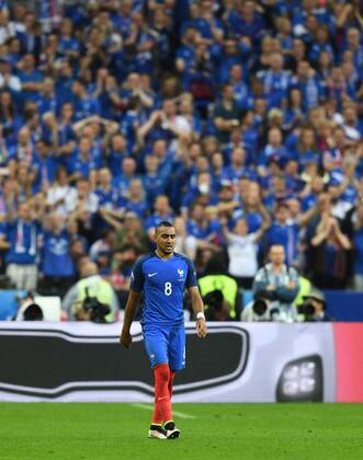 Fussball, Herren, Saison 2015 16, EM 2016 in Frankreich, Viertelfinale in Saint-Denis, Frankreich - Island 5:2, Dimitri Payet (Frankreich), 03.07. 2016,