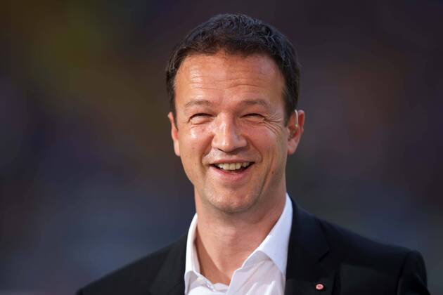 Fussball Frankfurt 27.08.2016 Saison 2016 2017 1. Bundesliga DFL Eintracht Frankfurt - Schalke 04 Fredi Bobic (Sportdirektor Frankfurt)