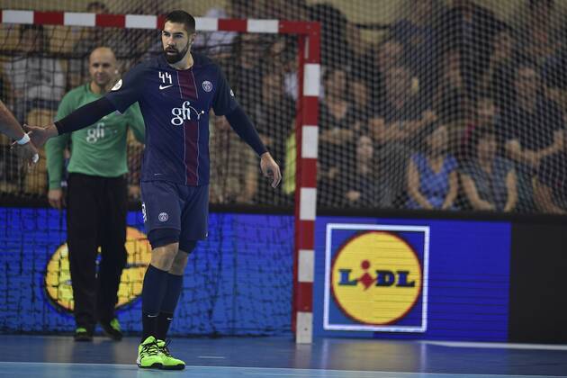 Lidl neuer Sponsor der französischen Handball Liga D1 - Nikola Karabatic (psg) - Handball Frankreich, Trophee des Champions - 17 09 2016 JBAutissier Panoramic