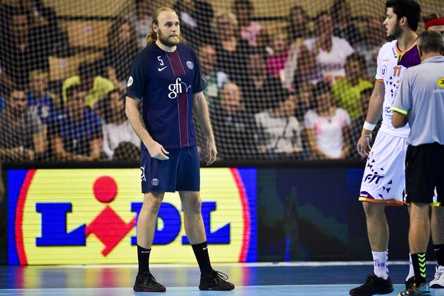 Lidl neuer Sponsor der französischen Handball Liga D1 - Henrik Mollgaard (psg) - Handball Frankreich, Trophee des Champions - 17 09 2016 JBAutissier Panoramic