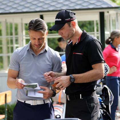 26.09.2016 Frankfurt, Frankfurter Golf Club Eintracht Frankfurt (SGE) Golf Open Trainer Niko Kovac mit seinem Bruder und Co-Trainer Robert Kovac Eintracht Frankfurt