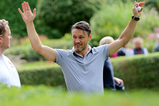 26.09.2016 Frankfurt, Frankfurter Golf Club Eintracht Frankfurt (SGE) Golf Open Begeisterung bei Trainer Niko Kovac Eintracht Frankfurt