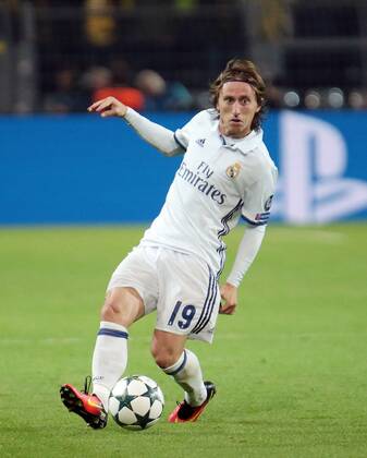 27.09.2016, xovx, Fussball UEFA Champions League, Borussia Dortmund - Real Madrid, emspor emonline, Luka Modric (Real Madrid), Freisteller. Dortmund