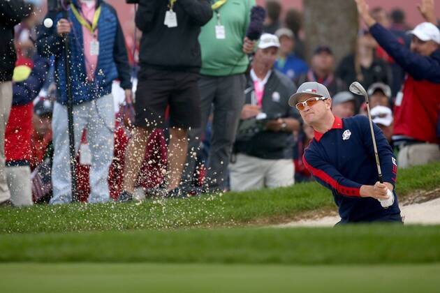 GOLF - Ryder Cup 2016 CHASKA,MINNESOTA,USA,30.SEP.16 - GOLF - Ryder Cup, Hazeltine National Golf Club. Image shows Zach Johnson (USA). GEPAxpictures xDanielxGoetzhaber