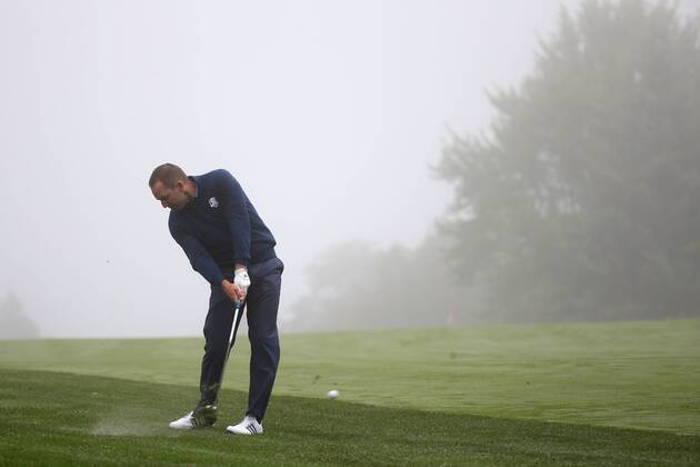 GOLF - Ryder Cup 2016 CHASKA,MINNESOTA,USA,30.SEP.16 - GOLF - Ryder Cup, Hazeltine National Golf Club. Image shows Sergio Garcia (ESP). GEPAxpictures xDanielxGoetzhaber