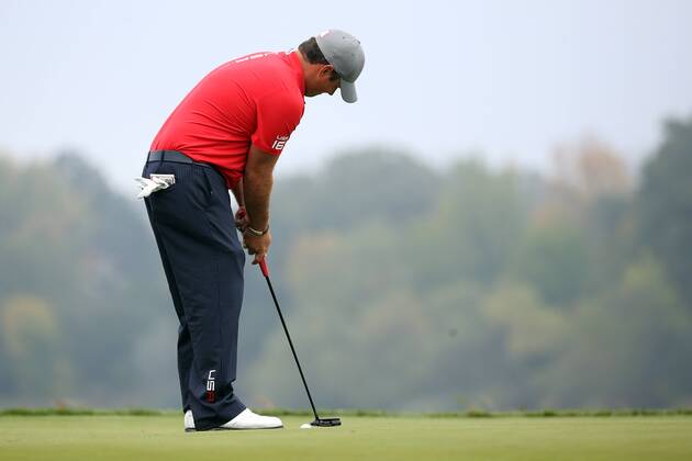 GOLF - Ryder Cup 2016 CHASKA,MINNESOTA,USA,30.SEP.16 - GOLF - Ryder Cup, Hazeltine National Golf Club. Image shows Patrick Reed (USA). GEPAxpictures xDanielxGoetzhaber