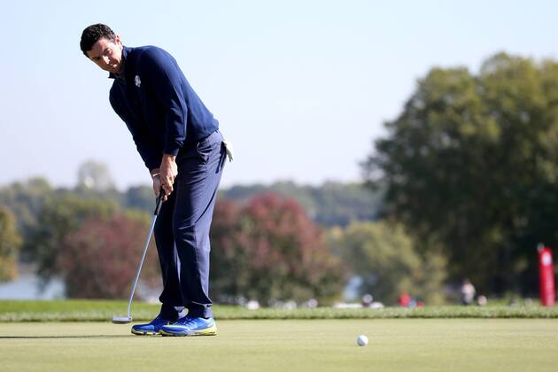GOLF - Ryder Cup 2016 CHASKA,MINNESOTA,USA,30.SEP.16 - GOLF - Ryder Cup, Hazeltine National Golf Club. Image shows Rory Mcilroy (IRL). GEPAxpictures xDanielxGoetzhaber