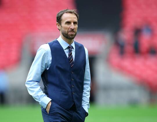 England s Gareth Southgate looks on during the World Cup Qualifying Group F match at Wembley Stadium, London. Picture date October 8th, 2016 Pic David Klein Sportimage EDITORIAL USE ONLY. No use with unauthorised audio, video, data, fixture lists, club league logos or live services. Online in-match use limited to 120 images, no video emulation. No use in betting, games or single club league player publications.