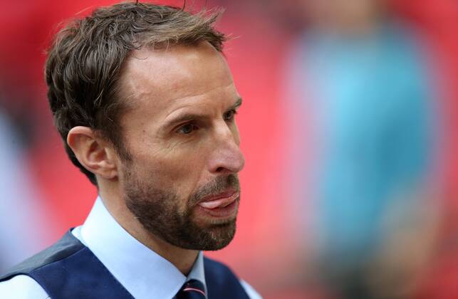 England s Gareth Southgate looks on during the World Cup Qualifying Group F match at Wembley Stadium, London. Picture date October 8th, 2016 Pic David Klein Sportimage EDITORIAL USE ONLY. No use with unauthorised audio, video, data, fixture lists, club league logos or live services. Online in-match use limited to 120 images, no video emulation. No use in betting, games or single club league player publications.