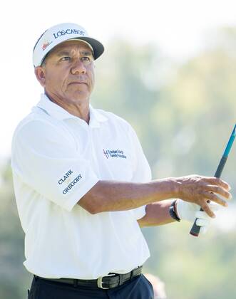 October 9, 2016 - Newport Beach, California, USA - Estban Toledo makes a tee shot on the second hole during the final round of the Toshiba Classic at the Newport Beach Country Club on October 9, 2016 in Newport Beach, California. Toshiba Classic - Final Round - ZUMAg139