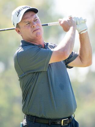 October 9, 2016 - Newport Beach, California, USA - Joe Durant makes a tee shot on the second hole during the final round of the Toshiba Classic at the Newport Beach Country Club on October 9, 2016 in Newport Beach, California. Toshiba Classic - Final Round - ZUMAg139