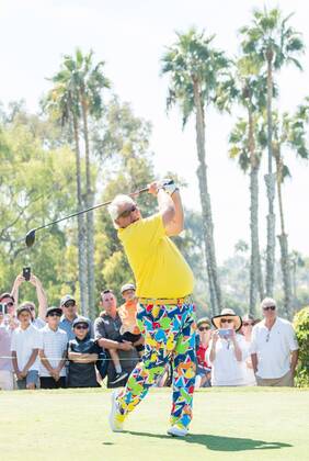 October 9, 2016 - Newport Beach, California, USA - John Daly makes a tee shot on the third hole during the final round of the Toshiba Classic at the Newport Beach Country Club on October 9, 2016 in Newport Beach, California. Toshiba Classic - Final Round - ZUMAg139