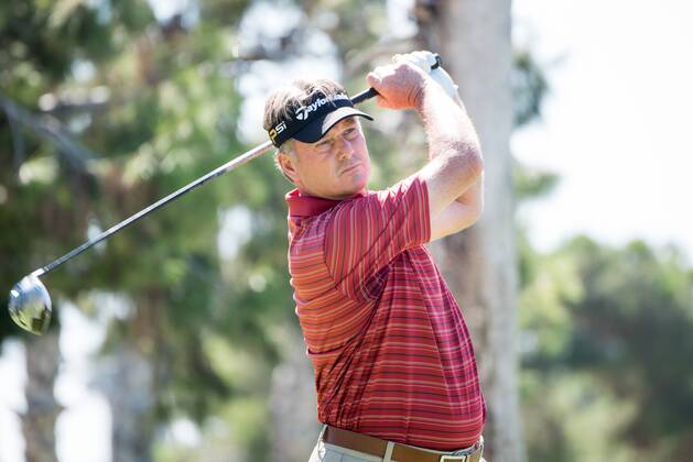 October 9, 2016 - Newport Beach, California, USA - Glen Day makes a tee shot on the second hole during the Final round of the Toshiba Classic at the Newport Beach Country Club on October 9, 2016 in Newport Beach, California. Toshiba Classic - Final Round - ZUMAg139