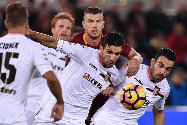 Edin Dzeko Roma - Roma 23-10-2016 Stadio Olimpico Football Calcio Serie A 2016 2017 AS Roma - US Palermo AndreaxStaccioli