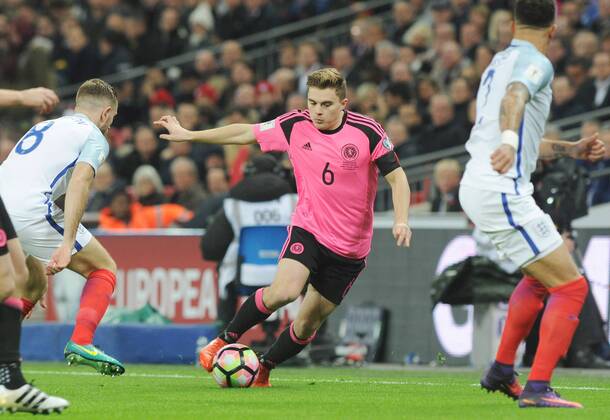 Football - 2016 2017 World Cup Qualifier - Group F: England vs. Scotland , at Wembley. COLORSPORT ANDREW COWIE 