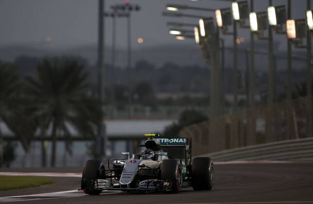 Motorsports: FIA Formula One World Championship WM Weltmeisterschaft 2016, Grand Prix of Abu Dhabi, 6 Nico Rosberg (GER, Mercedes AMG Petronas Formula One Team), xHOCHxZWEIx