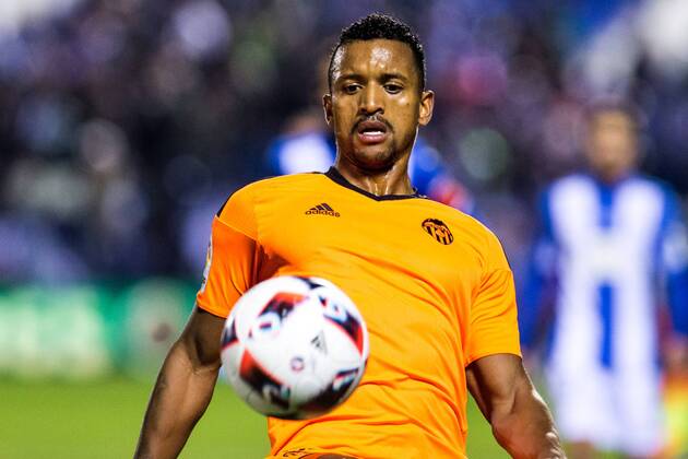 Valencia s Nani Almeida during the match of Copa del Rey between CD Leganes and Valencia CF at Butarque Stadium in Leganes, Spain. November 29, 2016.  (20161129061)