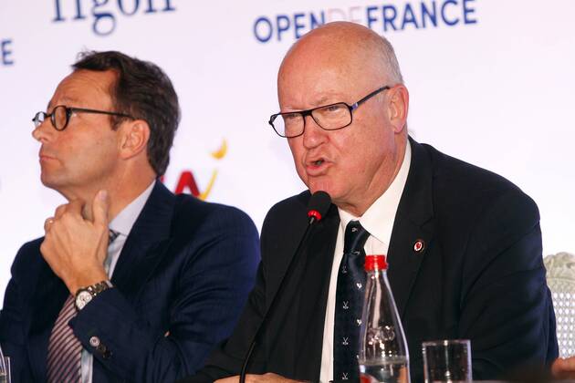 Conference de presse HNA Open de France - Jean Lou Charon NEWS : Conference de presse HNA Open de France - Paris - 09 01 2017 MichaelBaucher Panoramic