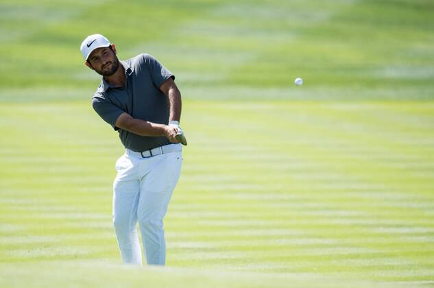 Alexander Levy of France in action during the PGA Golf Herren European Tour Dubai Desert Classic Tournament Day 3 at the Emirates Golf Club, Dubai, UAE on 4 February 2017. Copyright: xGrantxWinterx 14030074