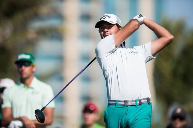 Curtis Luck ( AM) of Australia in action during the PGA Golf Herren European Tour Dubai Desert Classic Tournament Day 3 at the Emirates Golf Club, Dubai, UAE on 4 February 2017. Copyright: xGrantxWinterx 14030102