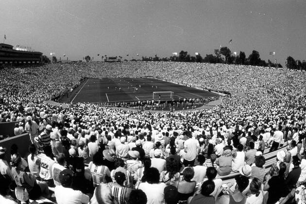 Rose Bowl Stadium in Pasadena während der WM 1994